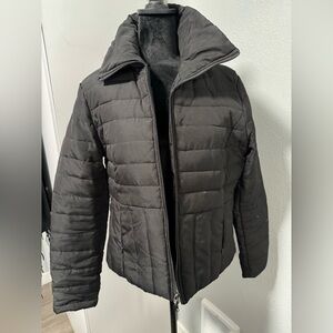 Kenneth Cole Reaction Black Puffer Coat